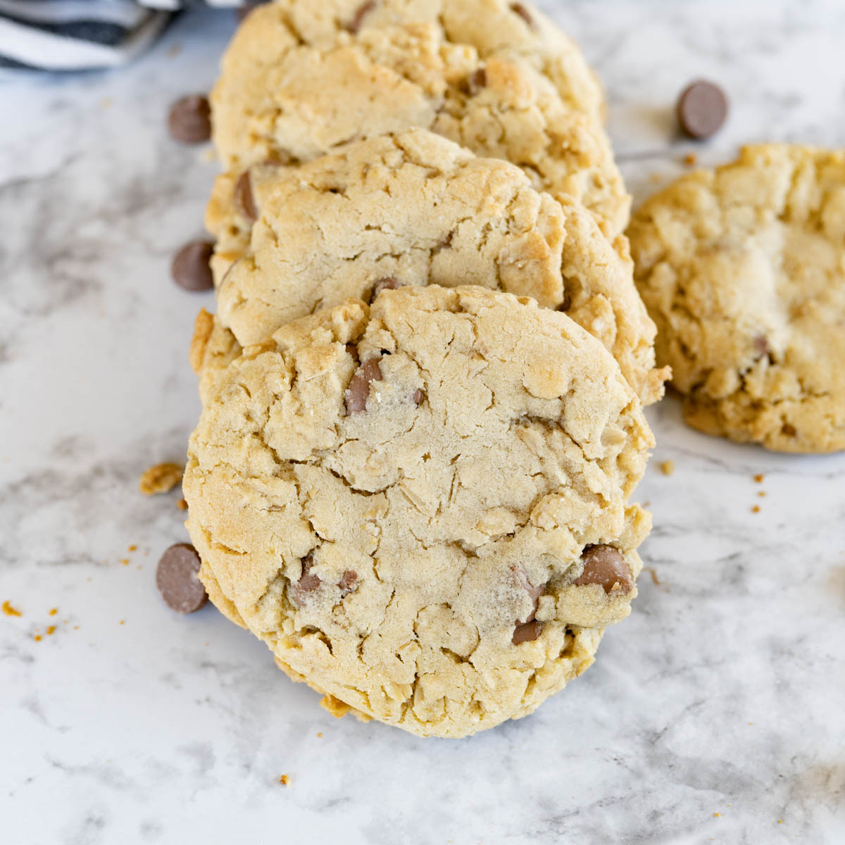 Twisted Sugar Oatmeal Chocolate Chip Cookie