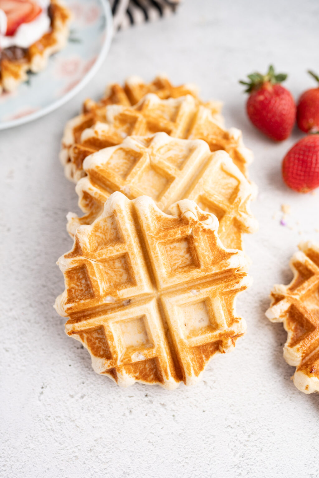 Liege Waffles (Waffle Love Copycat) - Cookies for Days