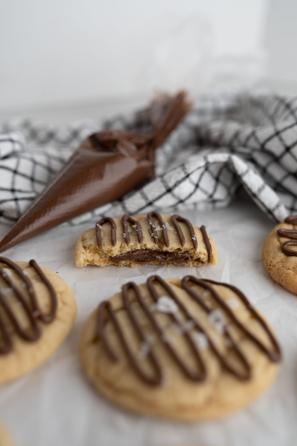 Mini Salt Cookies Mini Hazelnut Sea Salt Cookies - Cookies for Days