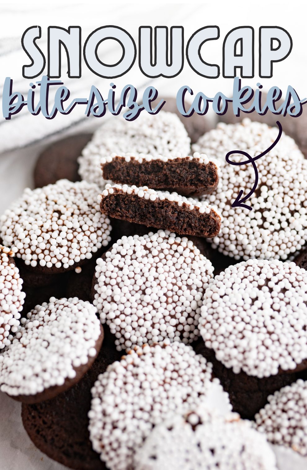 Snocap cookies, inspired by the candies. They're bite-sized!