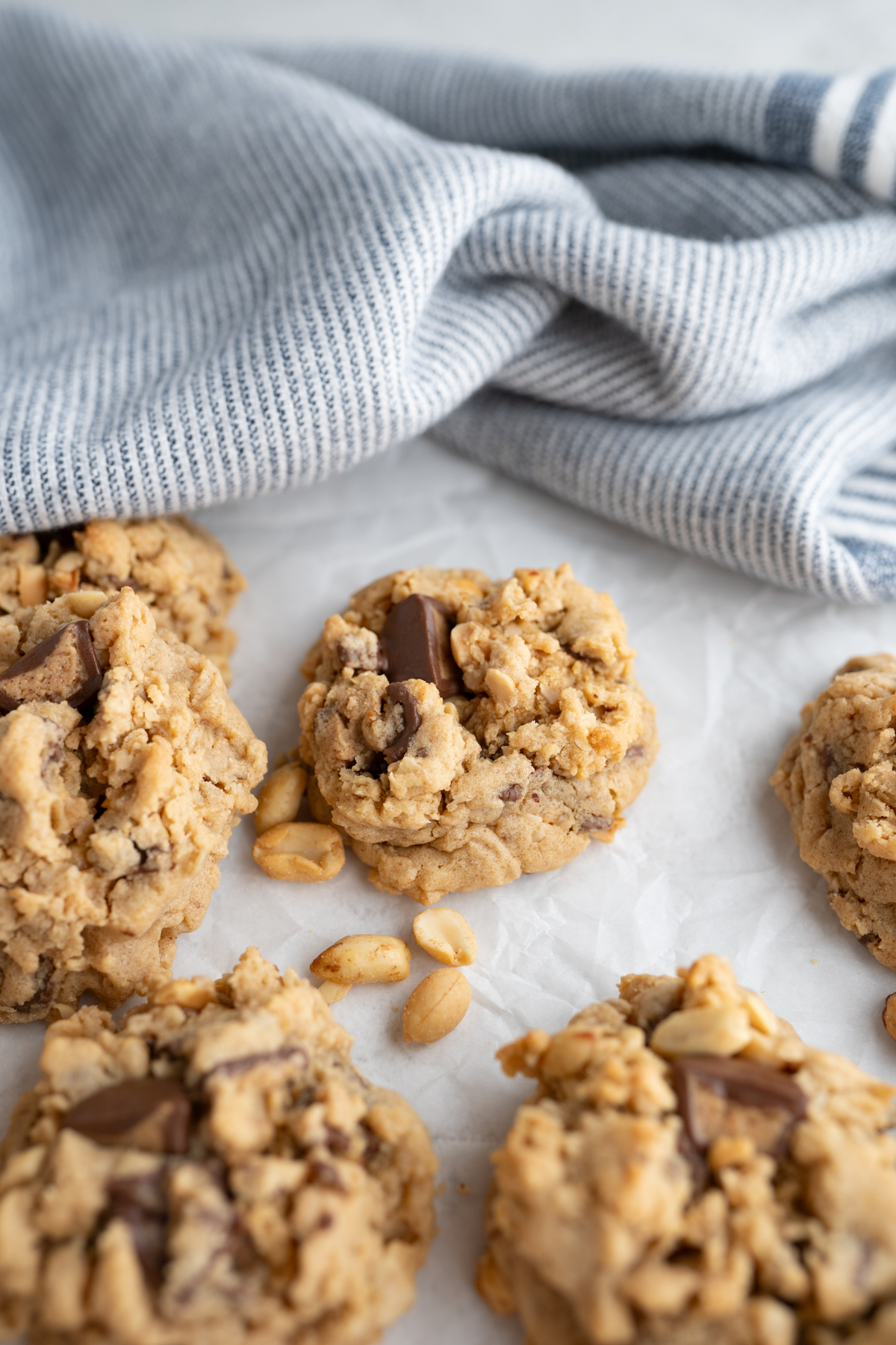 peanut butter style cowboy cookie 